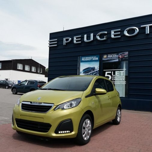 Peugeot 108, 5dv. ACTIVE 1.0 VTi 72 k, barva zelená