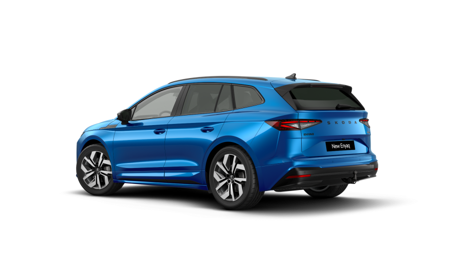 Škoda Enyaq iV, 82 kWh 210,00 kW 1° automatická 4x4, barva modrá