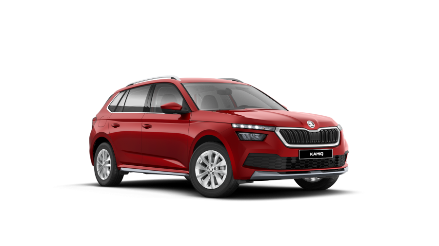 Škoda Kamiq, 1,5 TSI 110 kW 6-stup. mech., barva červená