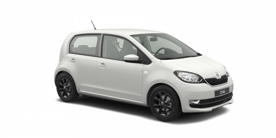 Škoda Citigo, 1,0 MPI 44 kW 5-stup. mech., barva bílá