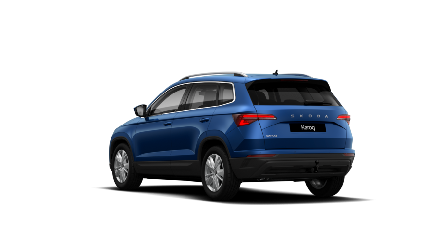 Škoda Karoq, 1,5 TSI 110 kW 7-stup. automat., barva modrá