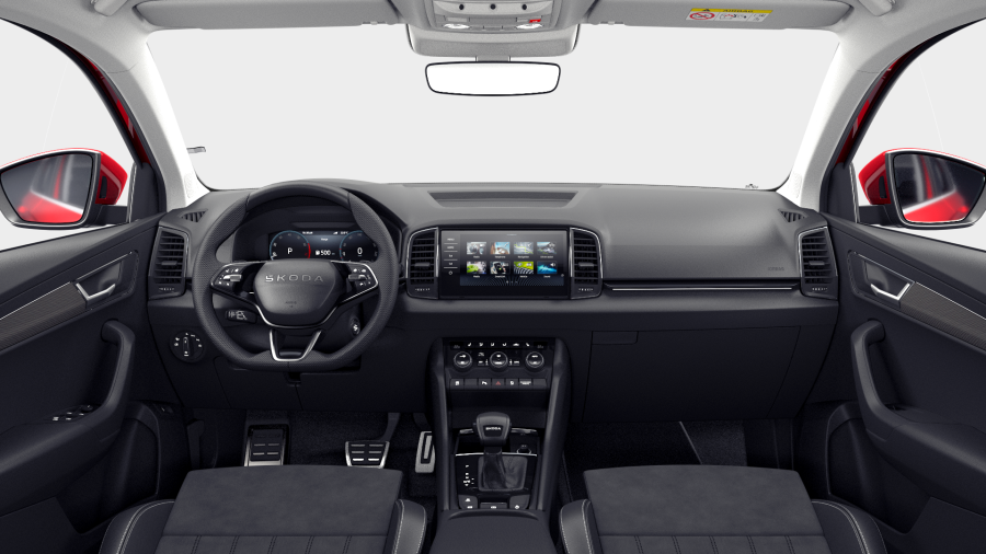 Škoda Karoq, 1,5 TSI 110 kW 7-stup. automat., barva červená