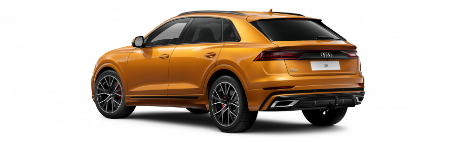 Audi Q8, Q8 50 TDI quattro, barva oranžová