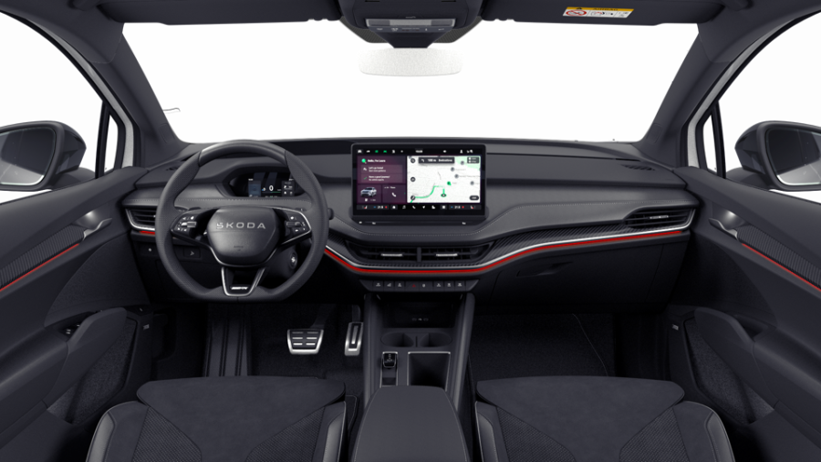 Škoda Enyaq iV, 82 kWh 1° automatická 4x4, barva bílá