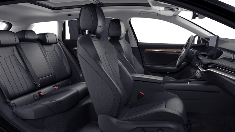 Škoda Superb, 2,0 TDI 110 kW 7-stup. automat., barva černá