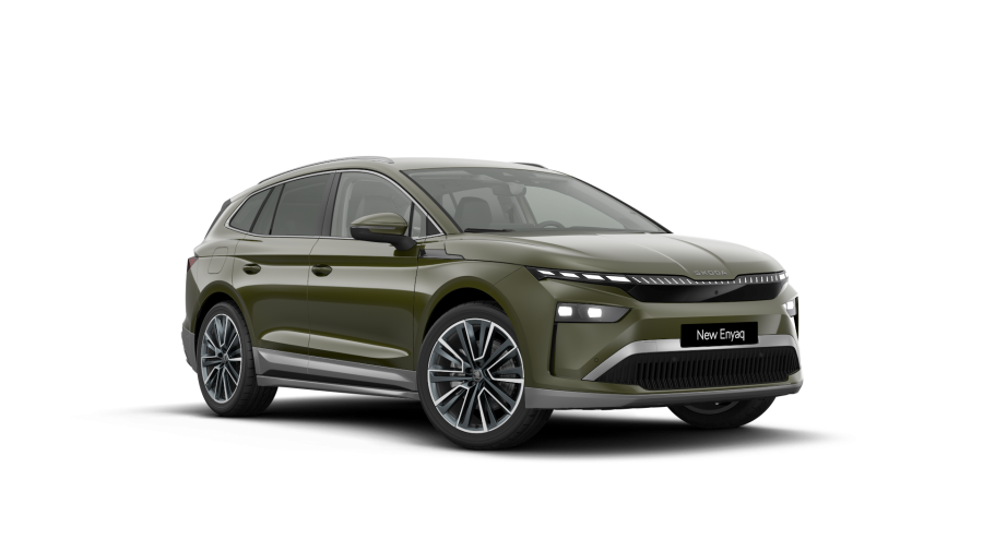 Škoda Enyaq iV, 82 kWh 210,00 kW 1° automatická, barva zelená