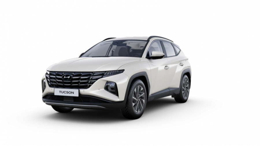 Hyundai Tucson, 1,6 T-GDI 4x2 110 kW 6st. manuální, barva bílá