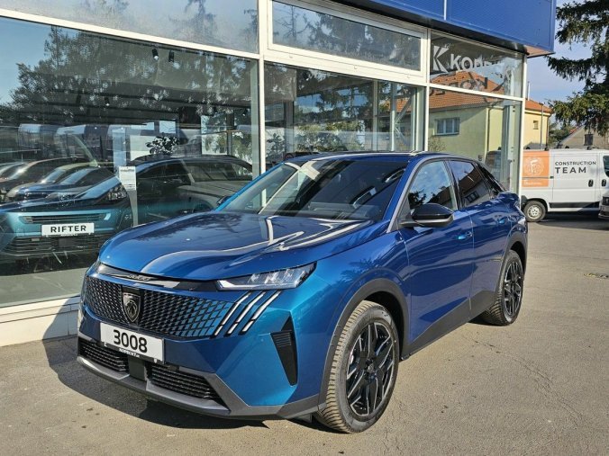 Peugeot 3008, Peugeot 3008 ALLURE Hybrid 145 e-DCS6, barva modrá