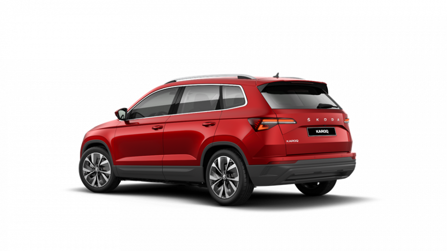Škoda Karoq, 1,5 TSI 110 kW 7-stup. automat., barva červená