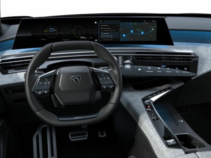 Peugeot 3008, Peugeot 3008 E-GT, baterie 73 kWh, 157 kW, barva šedá