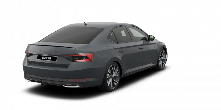 Škoda Superb, 2,0 TDI 147 kW 7-stup. automat., barva šedá