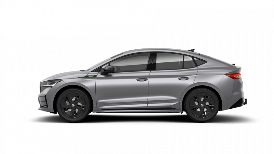 Škoda Enyaq iV, 82 kWh 220 kW 1° převodovka 4x4, barva stříbrná