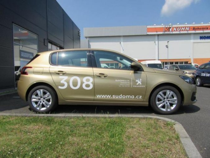 Peugeot 308, ACTIVE 1,2 PureTech 130k MAN6, barva zlatá