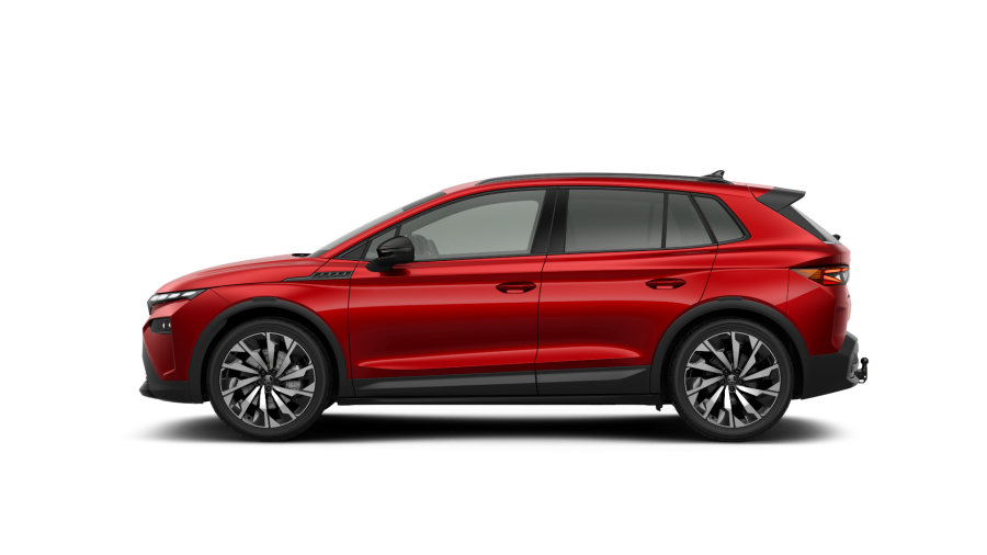 Škoda Elroq, 82 kWh 210 kW 1° převodovka 4x4, barva červená