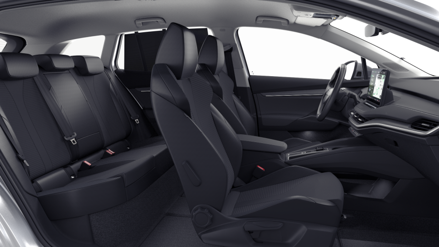Škoda Enyaq iV, 82 kWh 1° automatická, barva stříbrná