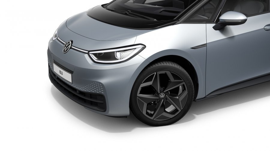 Volkswagen ID.3, ID.3 Tech, výk. 150 kW, kapac. 58 kWh, barva stříbrná