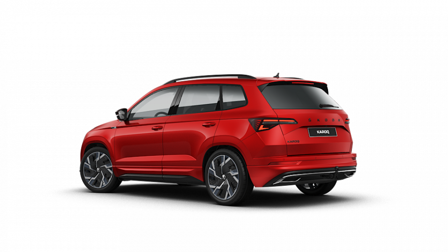 Škoda Karoq, 1,5 TSI 110 kW 6-stup. mech., barva červená
