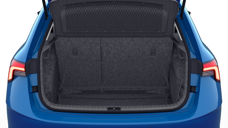Škoda Scala, 1,0 TSI 85 kW 7° automatická DSG, barva modrá