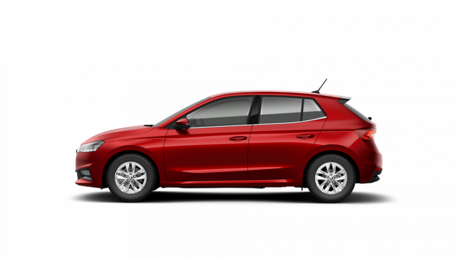 Škoda Fabia, 1,0 TSI 85 kW 6-stup. mech., barva červená