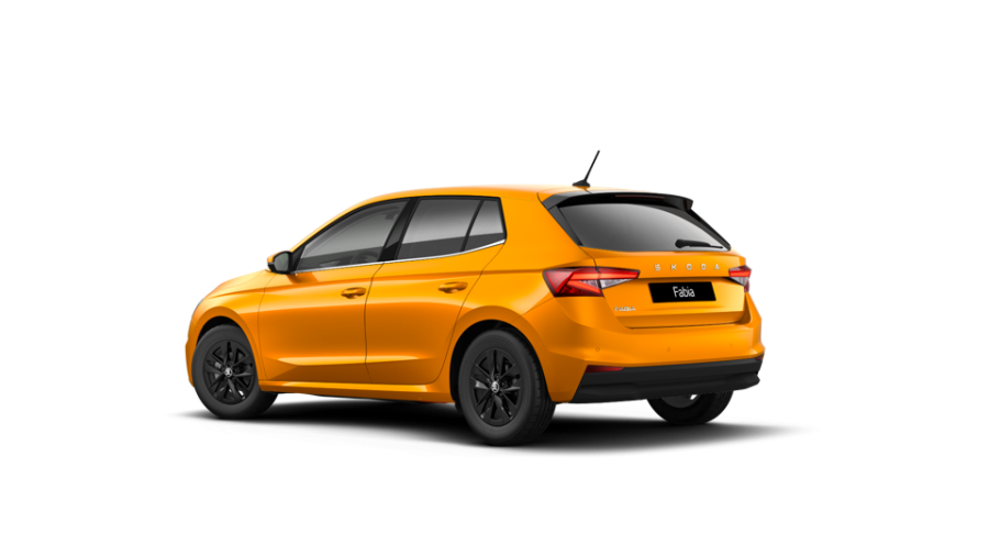 Škoda Fabia, 1,0 TSI 70 kW 5-stup. mech., barva oranžová