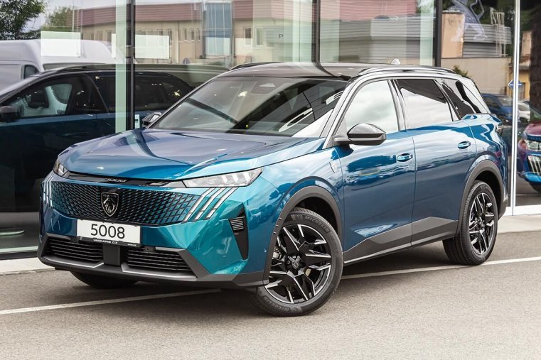 Peugeot 5008, Peugeot 5008 1,2 ALLURE Hybrid 145 e-DCS6, barva modrá