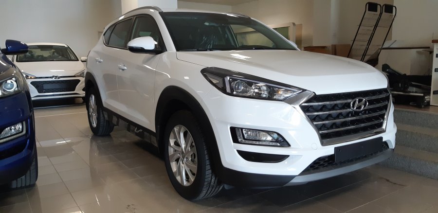 Hyundai Tucson, 1,6 T-GDi 130 kW (95 NAT) 6 st. man, barva bílá