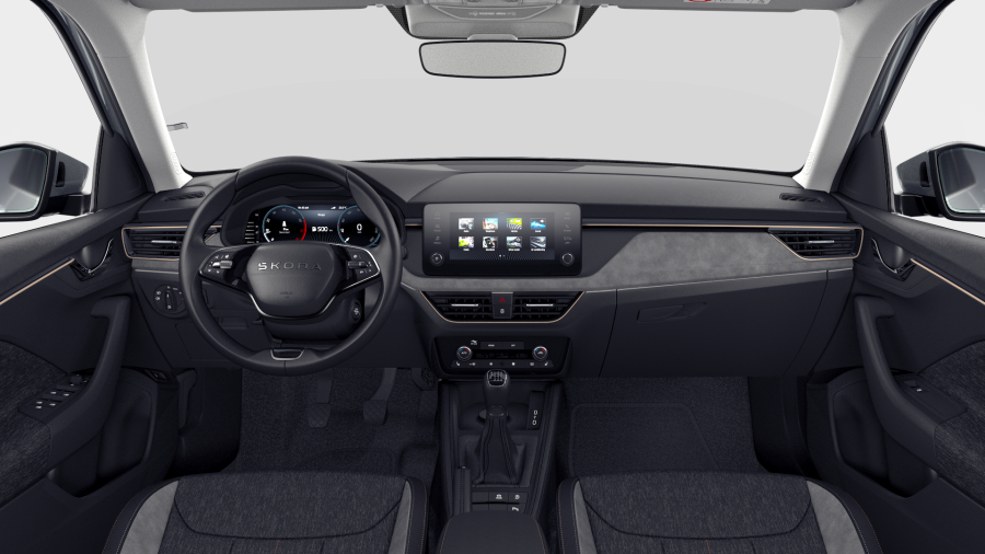 Škoda Kamiq, 1,0 TSI 85 kW 6° manuální, barva stříbrná