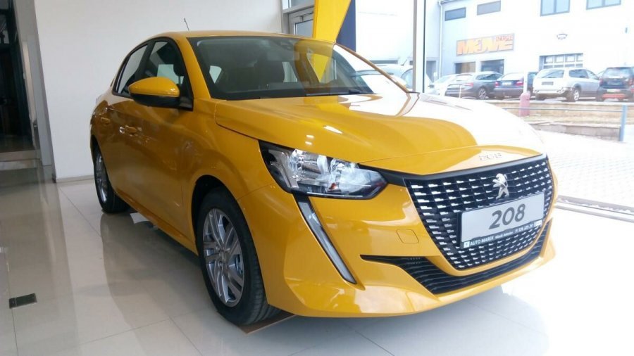 Peugeot 208, ACTIVE PACK 1.2 PureTech 75k, barva žlutá