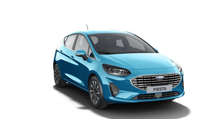 Ford Fiesta, Titanium, 5dveřová, 1.0 EcoBoost 74 kW/100 k, 6st. manuální, barva modrá