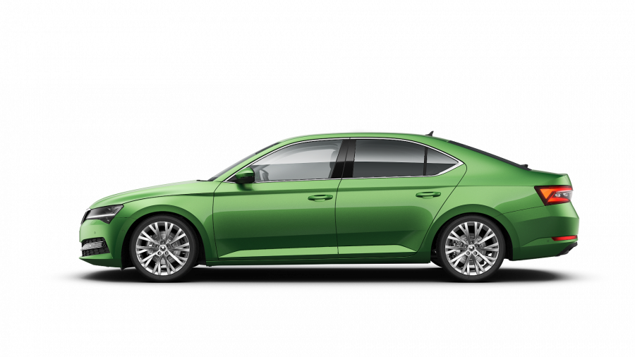 Škoda Superb, 2,0 TSI 140 kW 7-stup. automat., barva zelená