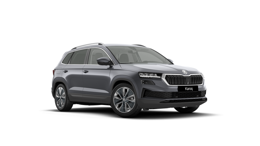 Škoda Karoq, 1,5 TSI 110 kW 7° automatická DSG, barva šedá