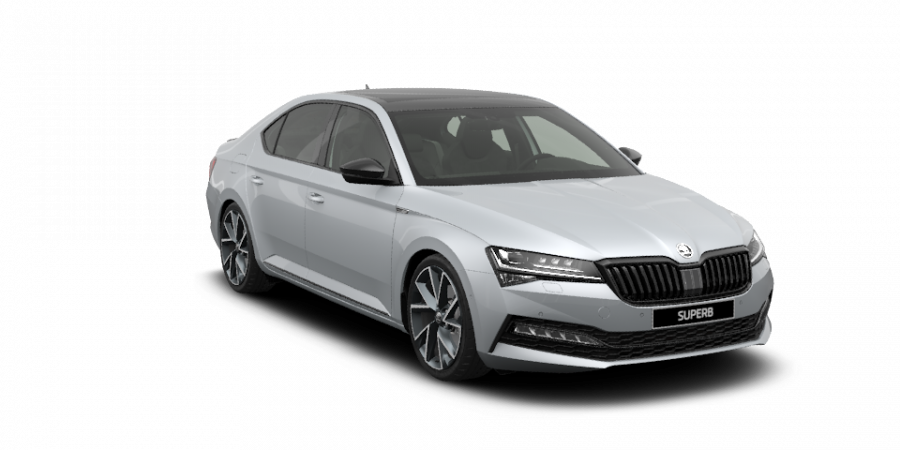 Škoda Superb, 2,0 TDI 147 kW 7-stup. automat., barva stříbrná