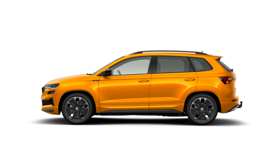 Škoda Karoq, 2,0 TSI 140 kW 7° automatická DSG 4x4, barva oranžová