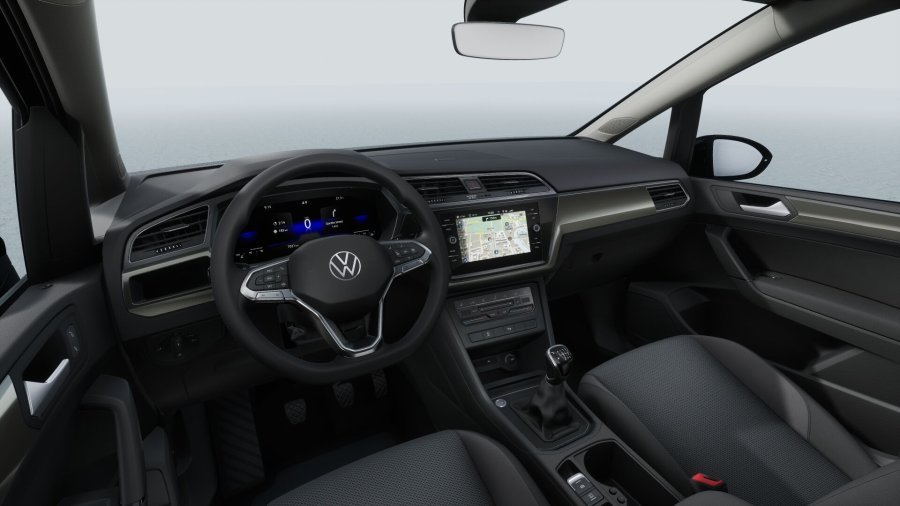 Volkswagen Touran, Touran 1,5 TSI EVO2 6G, barva černá