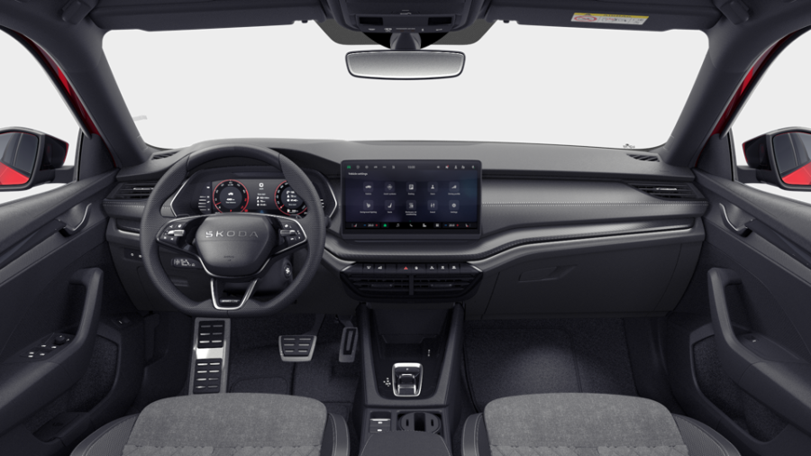 Škoda Octavia, 1,5 TSI Hybrid 110 kW 7° automatická DSG, barva červená