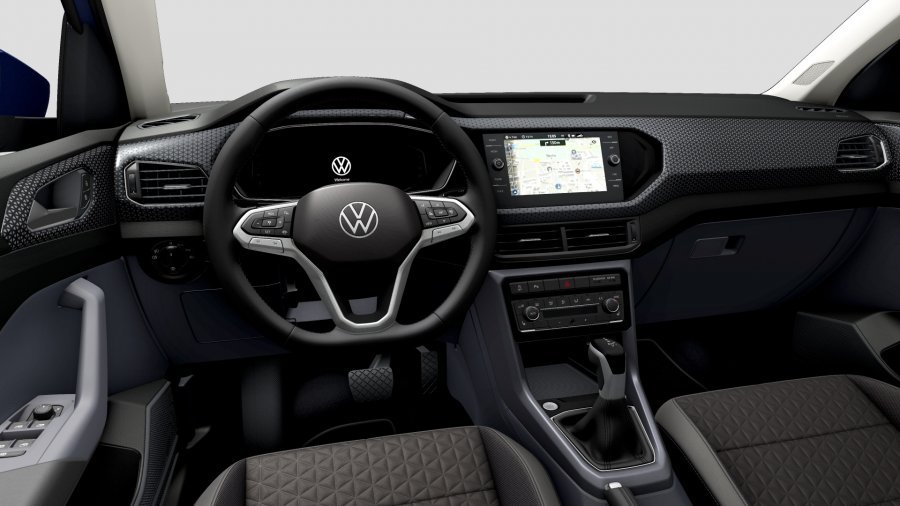 Volkswagen T-Cross, T-Cross Style 1,0 TSI 81 kW 7DSG, barva modrá