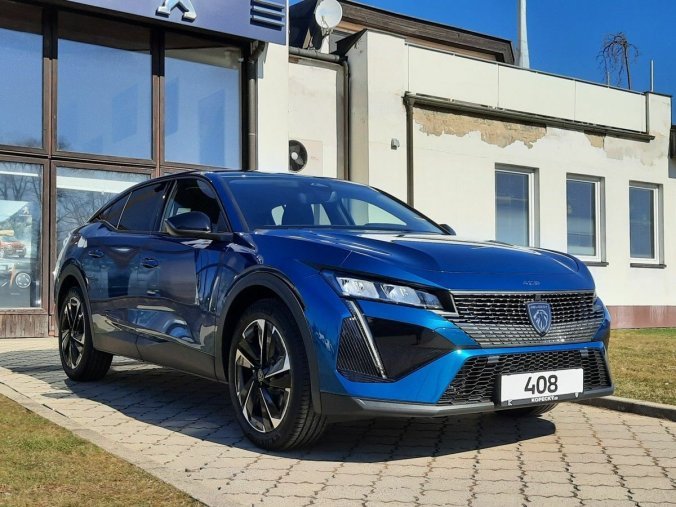 Peugeot 408, Peugeot 408 ALLURE Hybrid 136 e-DCS6, barva modrá