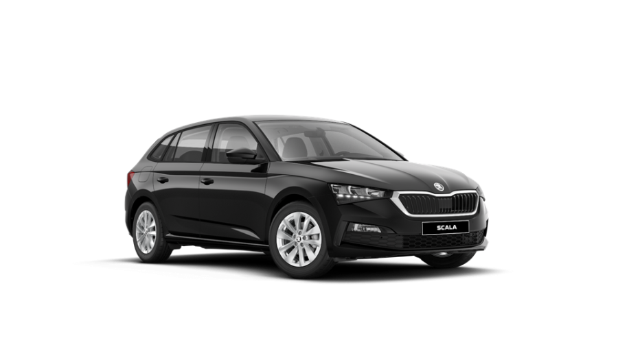 Škoda Scala, 1,5 TSI 110 kW 6-stup. mech., barva černá