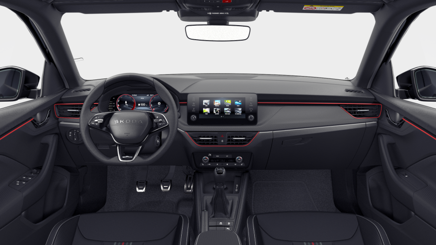 Škoda Scala, 1,5 TSI 110 kW 6° manuální, barva černá