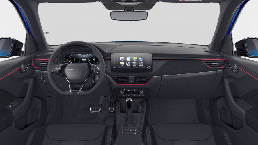 Škoda Kamiq, 1,0 TSI 85 kW 7° automatická DSG, barva modrá