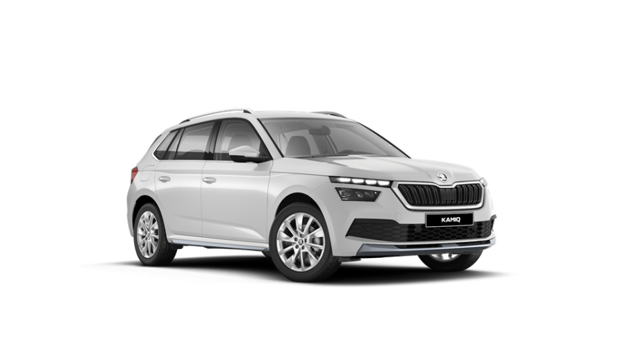 Škoda Kamiq, 1,5 TSI 110 kW 6-stup. mech., barva bílá