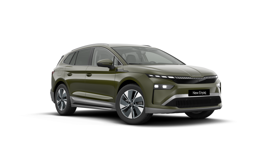 Škoda Enyaq iV, 63 kWh 150,00 kW 1° automatická, barva zelená