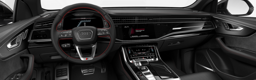 Audi Q8, SQ8 TFSI 373 kW quattro, barva bílá