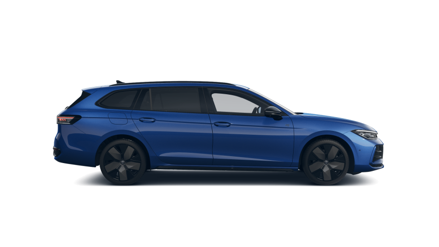 Volkswagen Passat, Passat R-Line 1,5 TSI 150 kW eHybrid, barva modrá