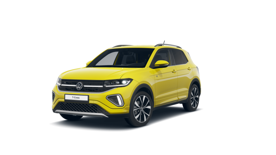 Volkswagen T-Cross, T-Cross R-Line 1.5 TSI 110 kW 7DSG, barva žlutá