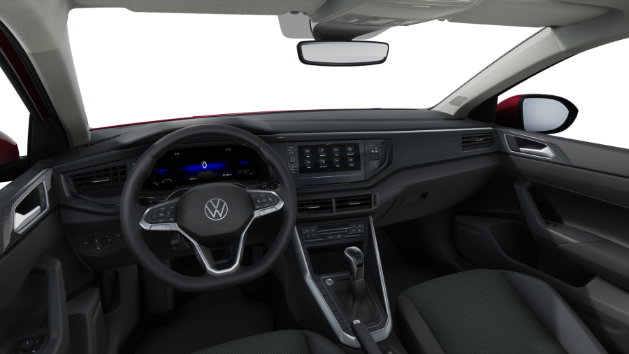 Volkswagen Taigo, Taigo People 1,0 TSI 85 kW 7DSG, barva červená