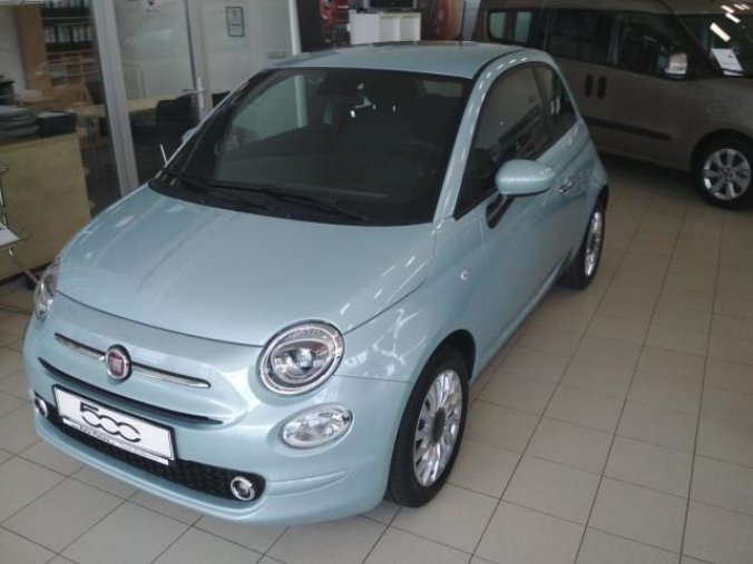 Fiat 500, 1.0 BSG 70k Club, barva zelená