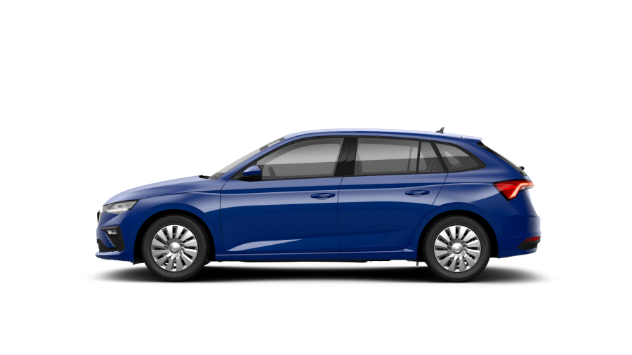 Škoda Scala, 1,0 TSI 70 kW 5° manuální, barva modrá