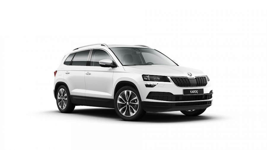 Škoda Karoq, 1,5 TSI 110 kW 7-stup. automat., barva bílá