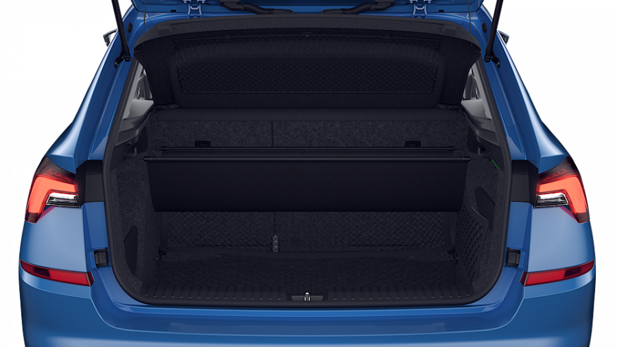 Škoda Kamiq, 1,0 TSI 70 kW 5-stup. mech., barva modrá